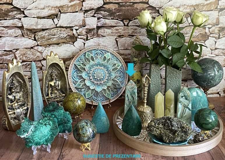 Cristale/Minerale - Fluorit Verde - Obelisc