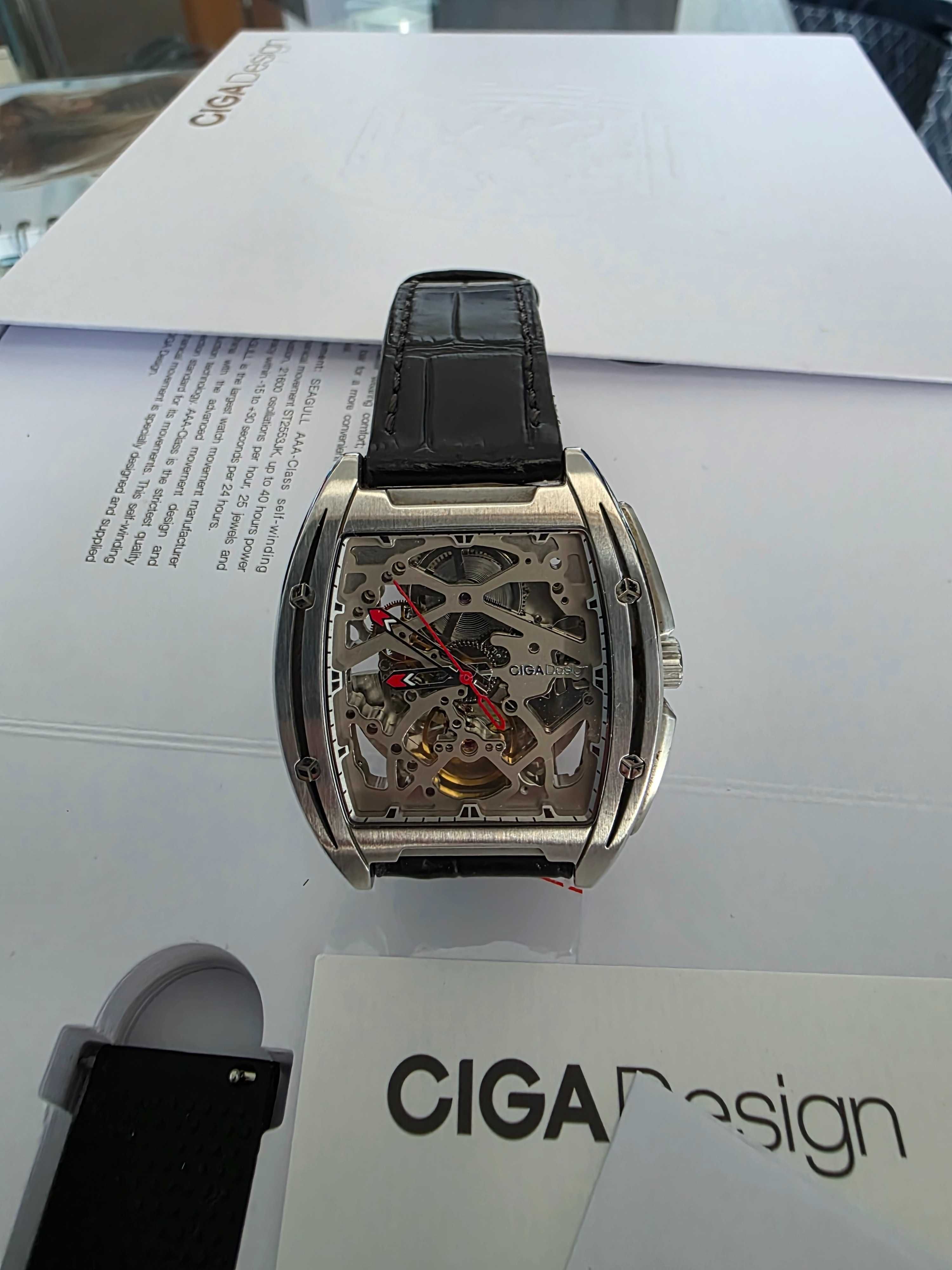 Часовник Ciga Design Skeleton Mechanical Watch Z Series Edge