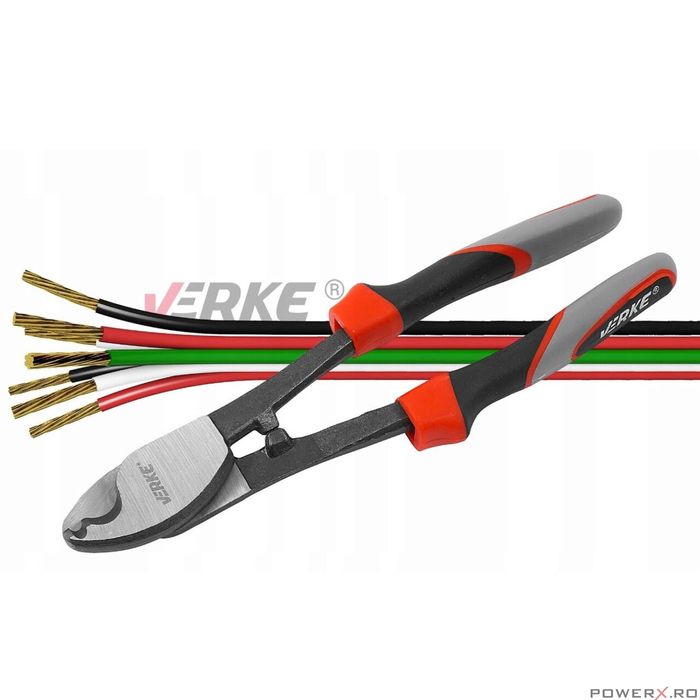 Cleste pentru taierea cablurilor, 200mm, Verke