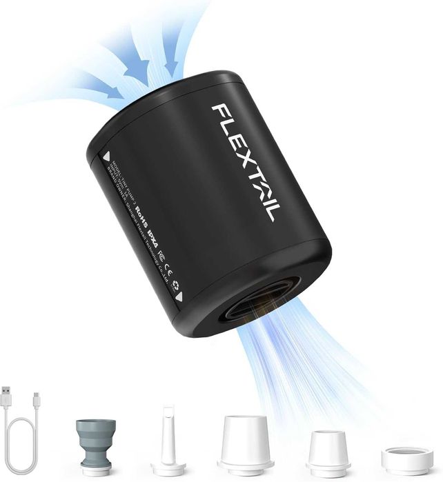 FLEXTAILGEAR  Преносима електрическа въздушна помпа с 5 дюзи