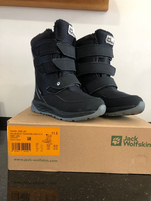 Ghete iarna copii Jack wolfskin mărime 30. Noi fără eticheta