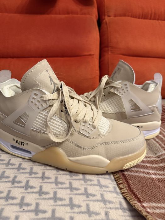 Nike Air Jordan 4 Retro x Off-White “Sail”
