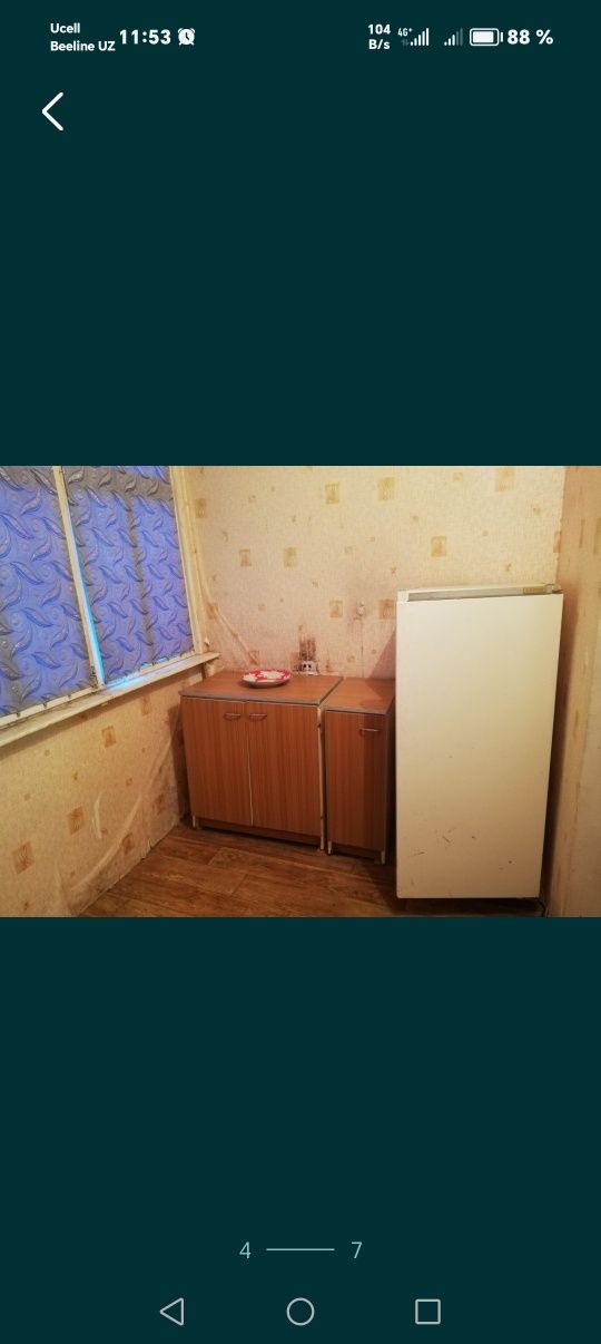 Сдаётся 1 комнатная квартира около Рисового базара