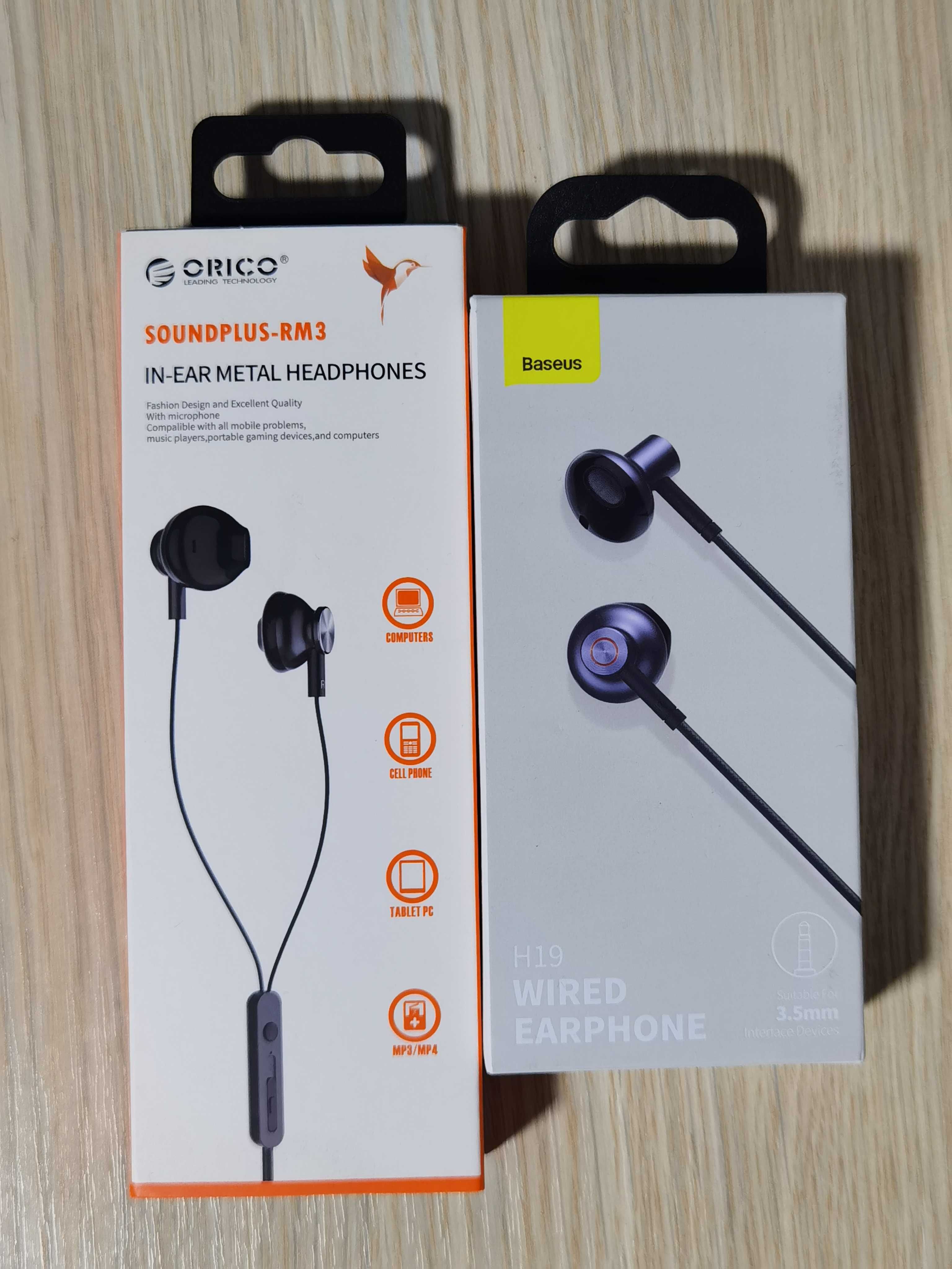 Casti Premium cu fir Jack 3.5mm Originale Oppo Baseus Orico Awei Nokia