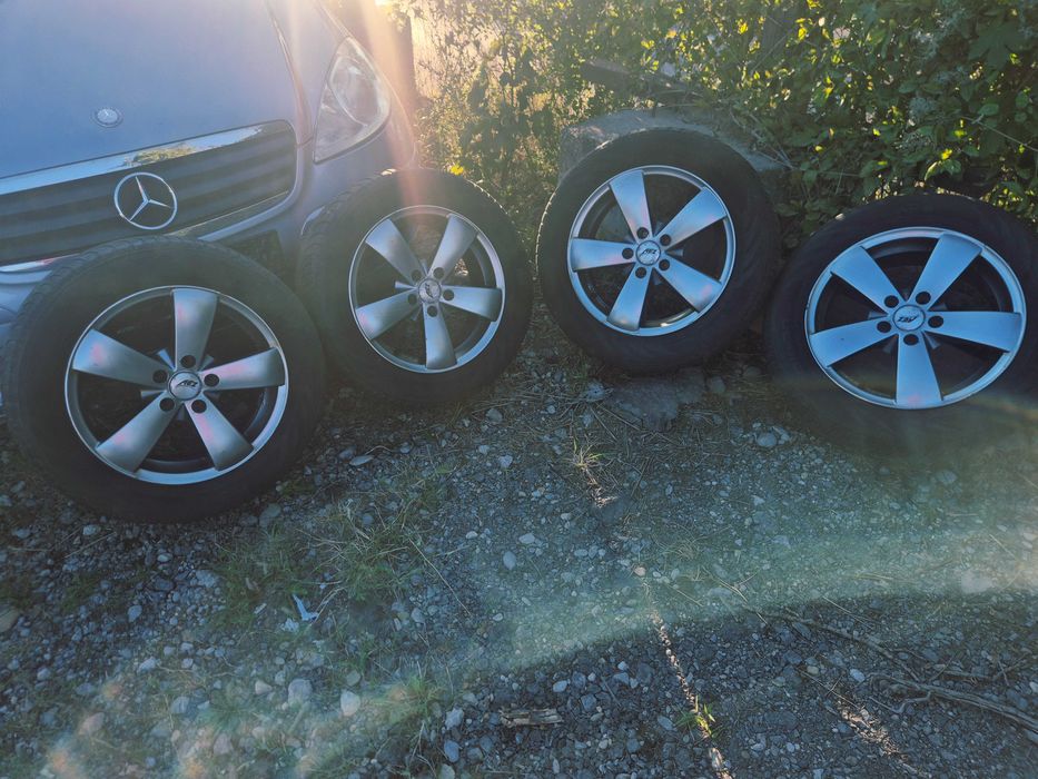 4 алуминиеви джанти 16" , 5х108 с гуми NOKIAN 225/55R16; 95H