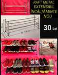 RAFT EXTENSIBIL din metal cromat pentru încălțăminte NOU - 40 Lei