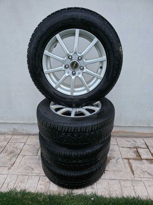 Set 4 jante aliaj 5x114,3 Qashqai Juke Tucson cu anvelope 215/65/16