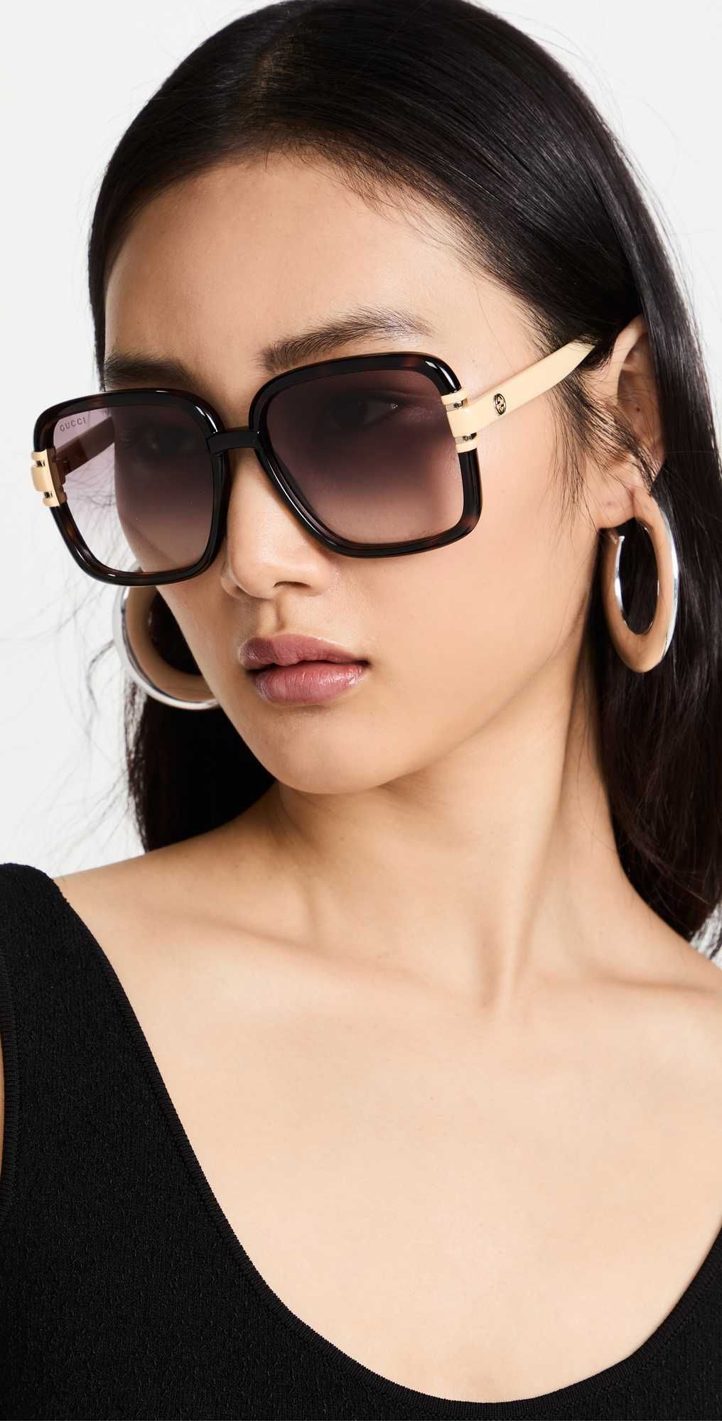 Ochelari de soare fashion de dama Originali Gucci Patrati GG1066S 004