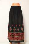 Fusta traditionala Romania, din panza neagra de bumbac