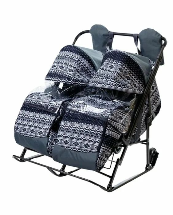 Санки-коляска для двойни НОВЫЕ