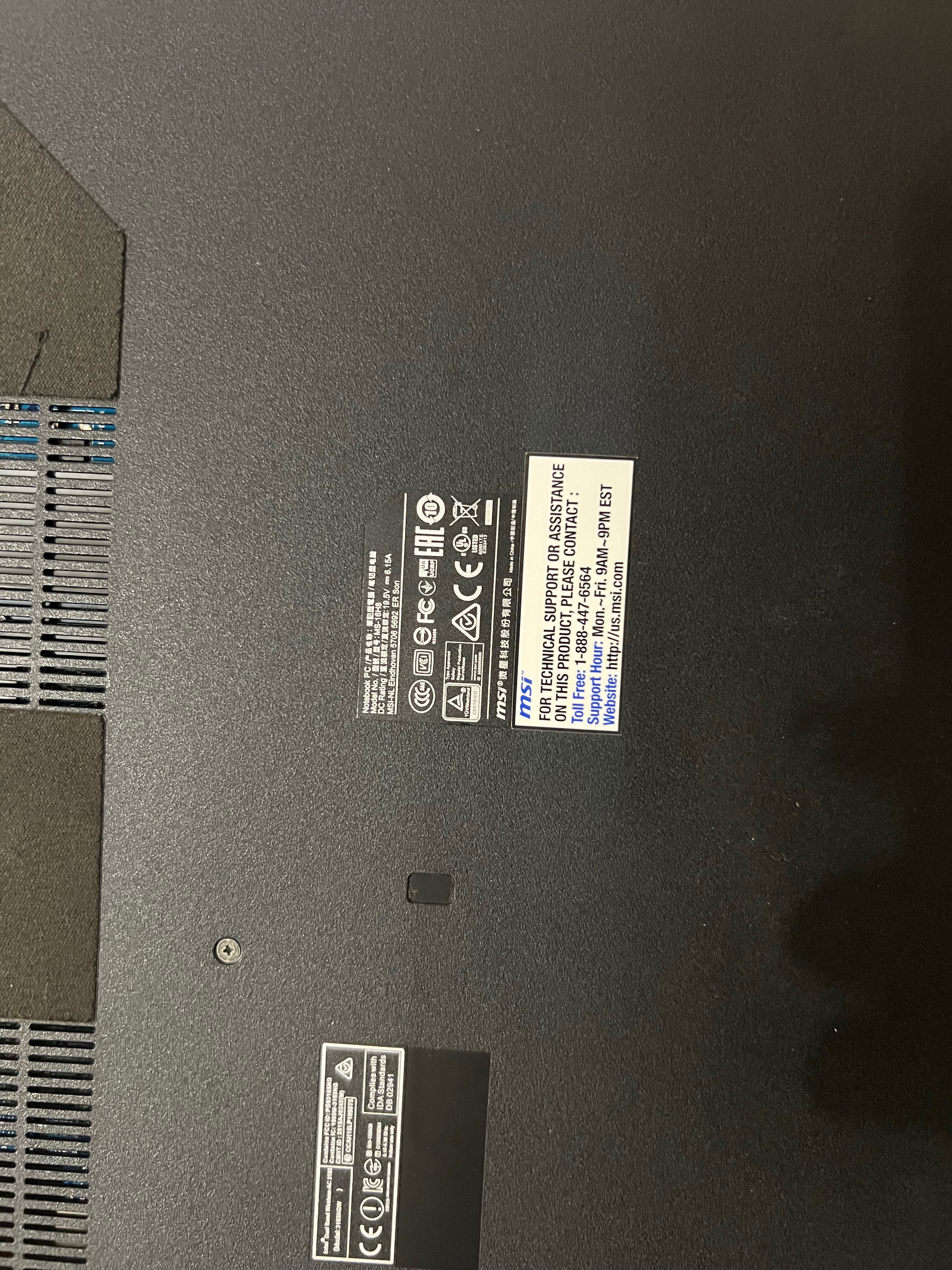 Лаптоп MSI  prestige PX60 6QD