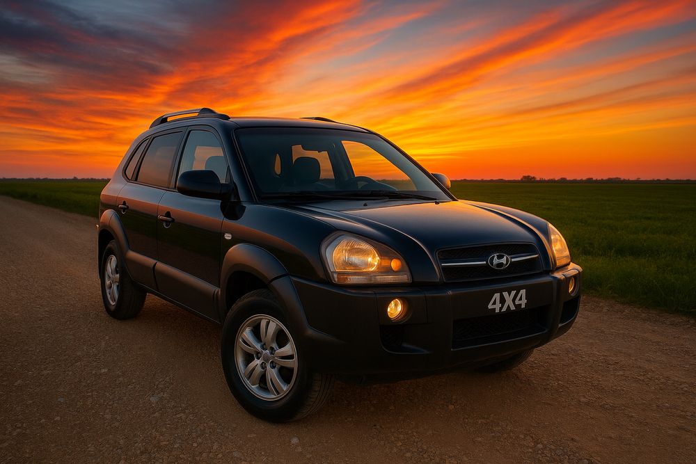 Hyundai Tucson 2.0 diesel 140cp piele/trapă/4x4 Schimb cu motocicletă