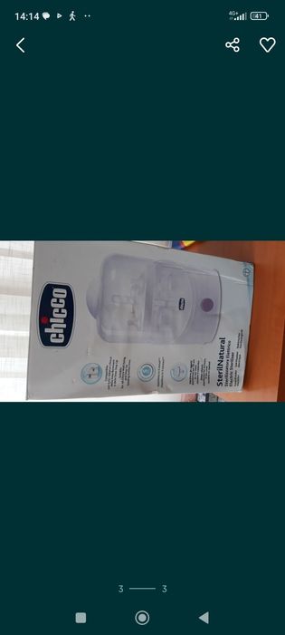 Sterilizator biberoane Chicco