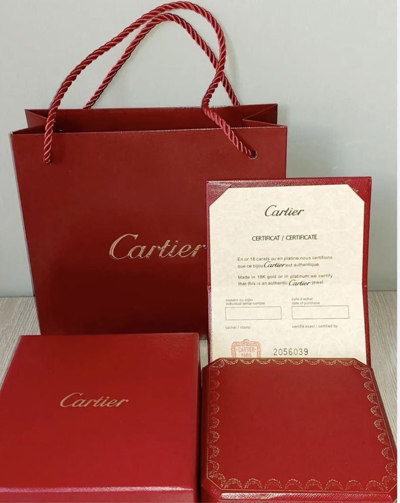 Картье , коробочка картье Сертификат Cartier. Упаковка Cartier