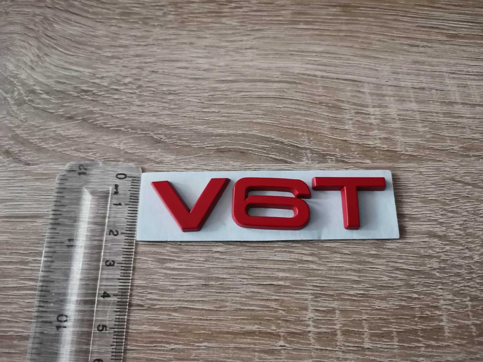 Ауди Audi V6T емблеми надписи
