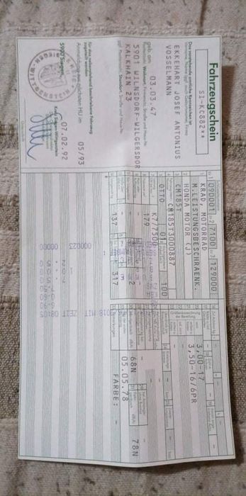 Honda 185Twin  fabricație 1978 cu  acte
