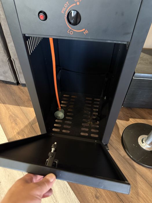 Газова подвижна камина 9,5 kw