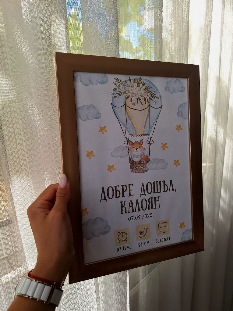 Бебешка визитка.