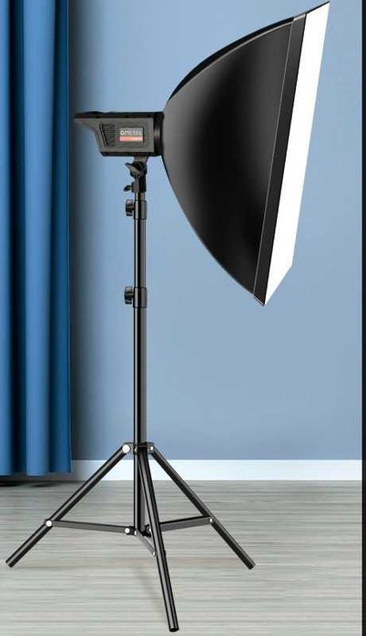 Постоянный свет с софтбоксом 60x90 и стойкой