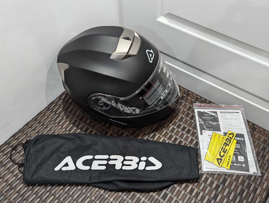 Casca moto Acerbis, marime S - flip-up, ochelari de soare