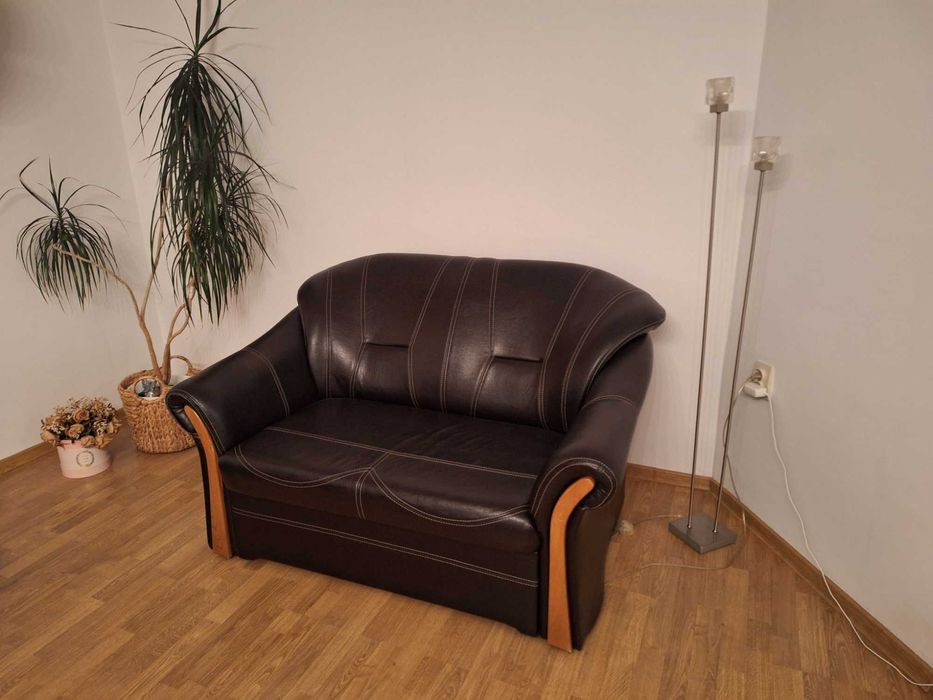 Vand set canapele 2+1 din piele