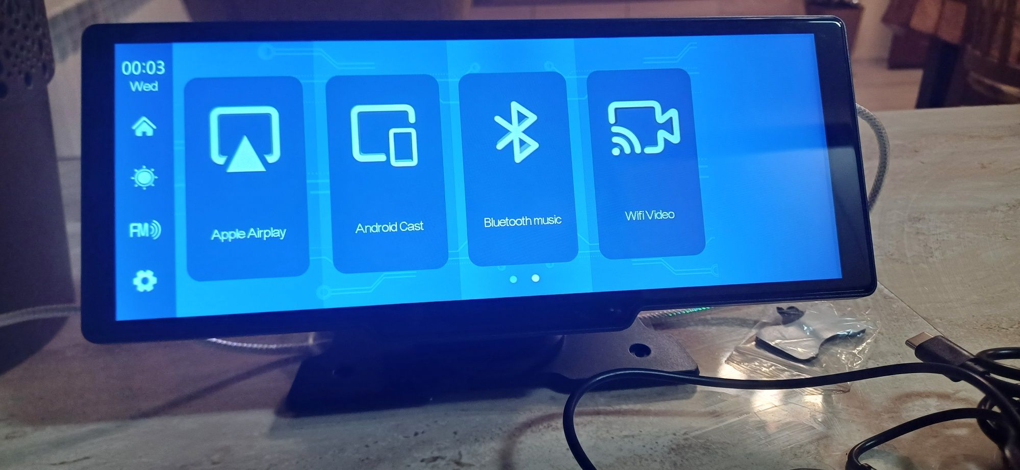 Преносима мултимедия  CarPlay/Android Auto + Допълнителна камера