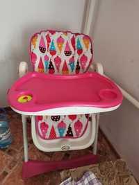 Продам стульчик-столик для кормления  для девочки