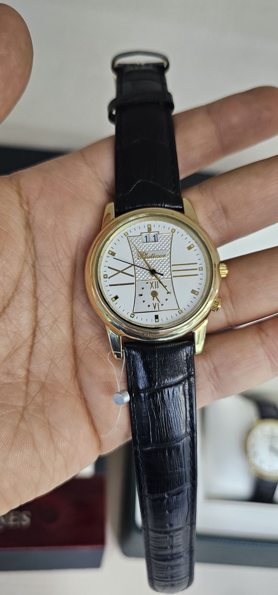 Редкие  Золотые Часы Baume Mercier 18k 750пробы