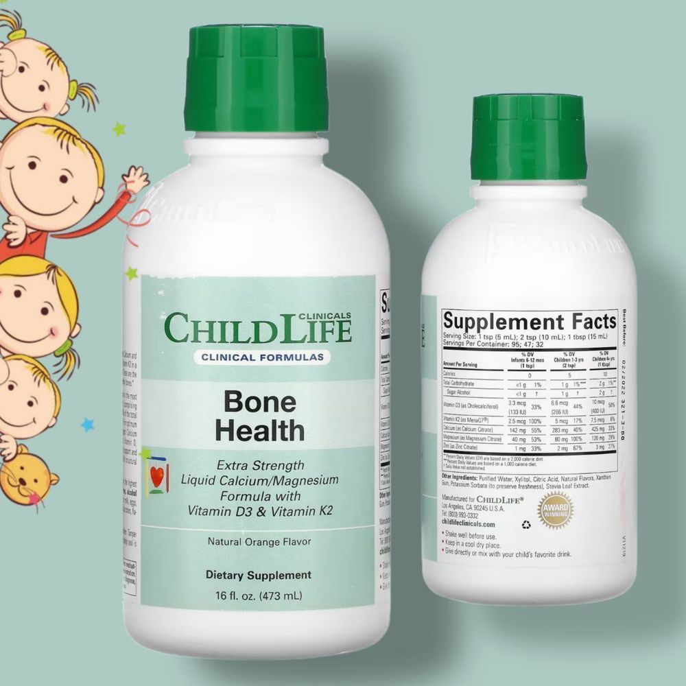 Детский жидкий Кальций Магний с Д3 473мл Childlife