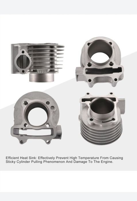 Kit cilindru piston scuter, atv 125-150 cc, 4 timpi