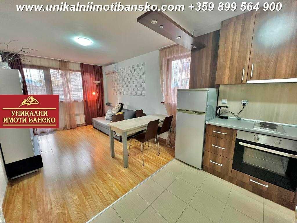 На метри от лифта! Двустаен апартамент за продажба в Банско