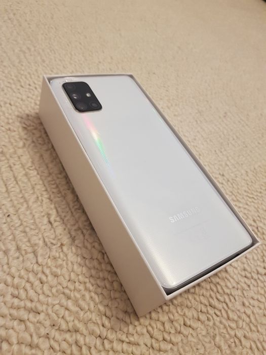 Telefon mobil Samsung Galaxy A71, Dual SIM, 128GB, 6GB RAM, 4G, Silver