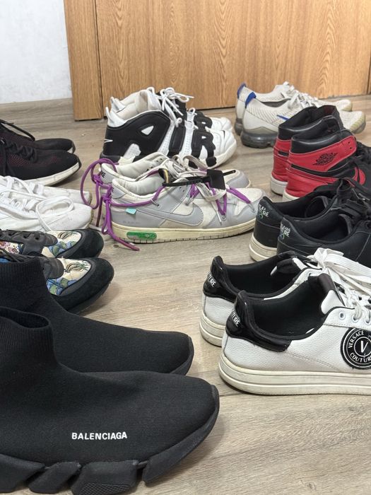 Продавам мъжки обувки 43 номер на Balenciaga,off white,Nike,Valentino