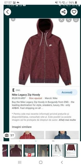 Nike hanorac si pantaloni