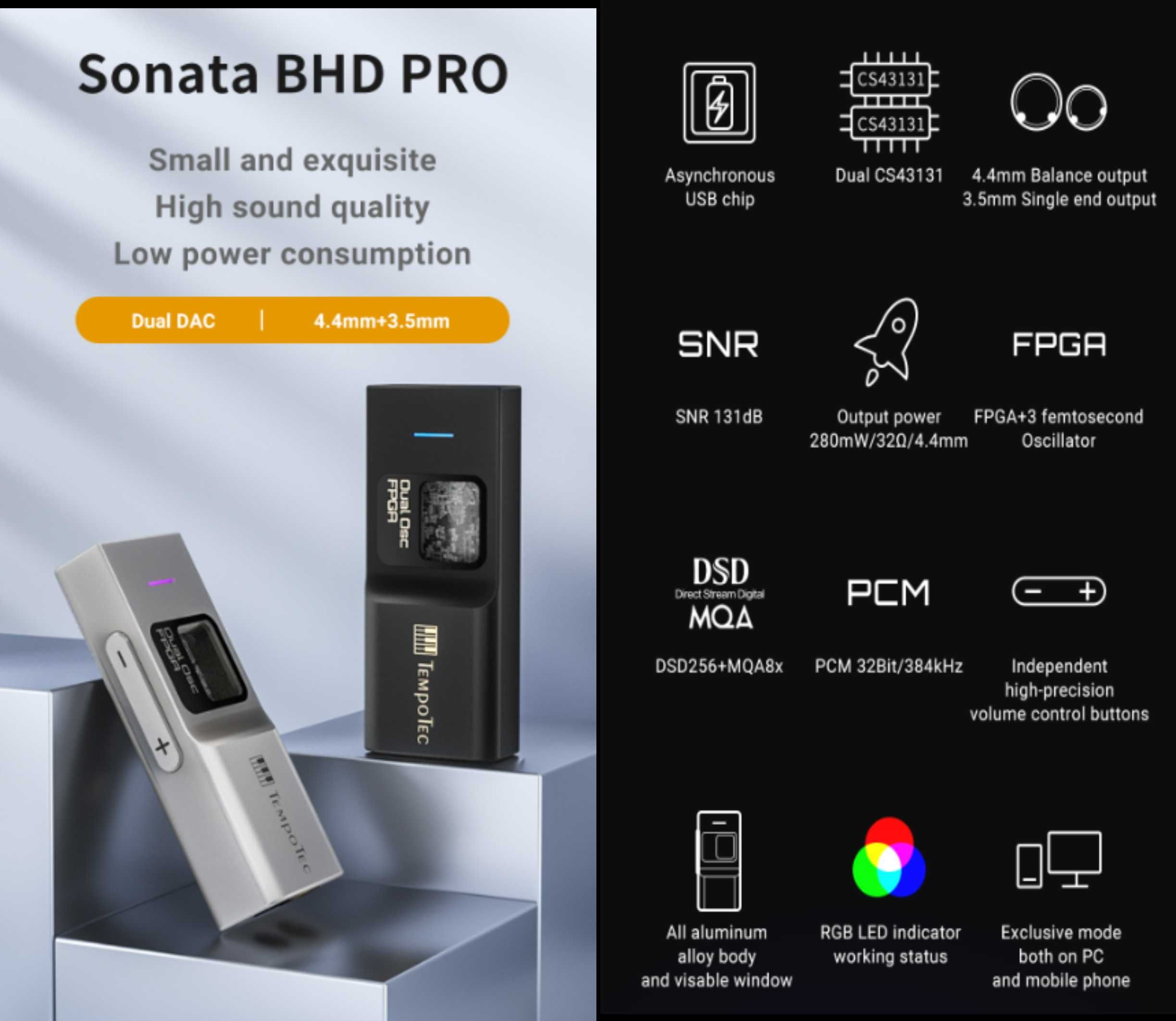 Продам новый запечатанный ЦАП для телефонов TempoTec Sonata BHD PRO