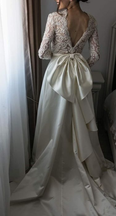 Rochie Mireasa Matase Naturala