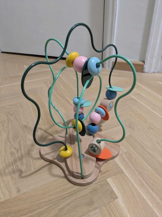 Labirint cu mărgele lemn