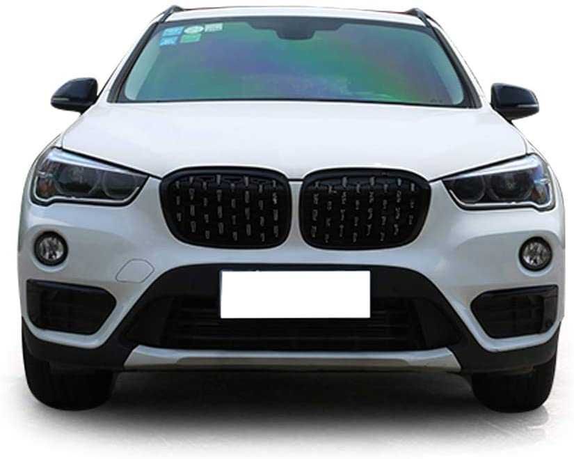 Бъбреци Решетки за BMW X1 F48 (2015-2019) Diamond Style Черен Гланц