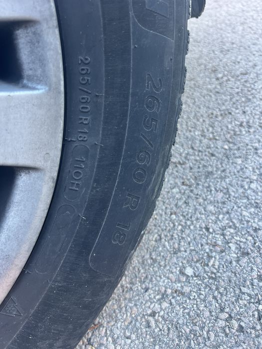 Оригинални джанти с гумите от Мерцедес W166 18’