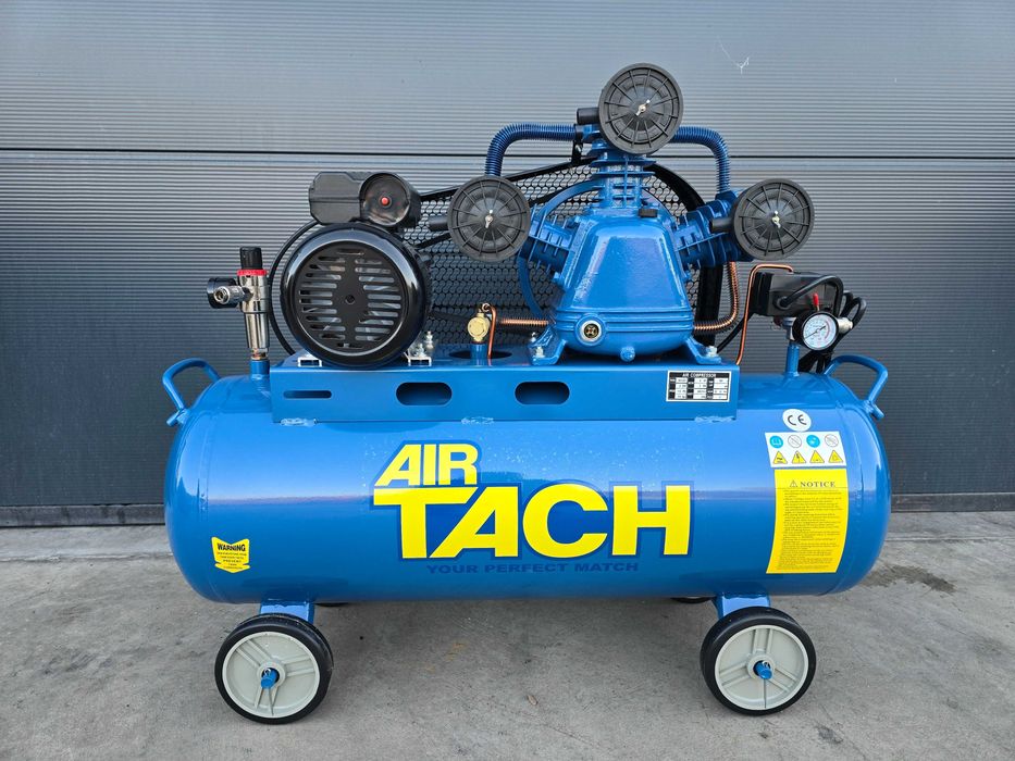 2025 Компресор за въздух - 100 литра 3.0 kW, 4 hp 8 bar.480л/м