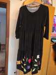 Vand rochie catifea bumbac neagra