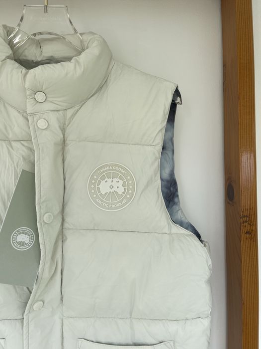 Canada Goose White Vest | Vesta Canada Goose