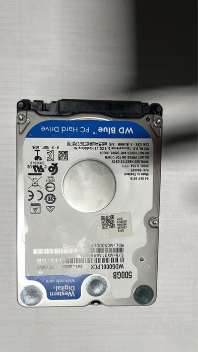 Жесткий диск HHD на 500GB