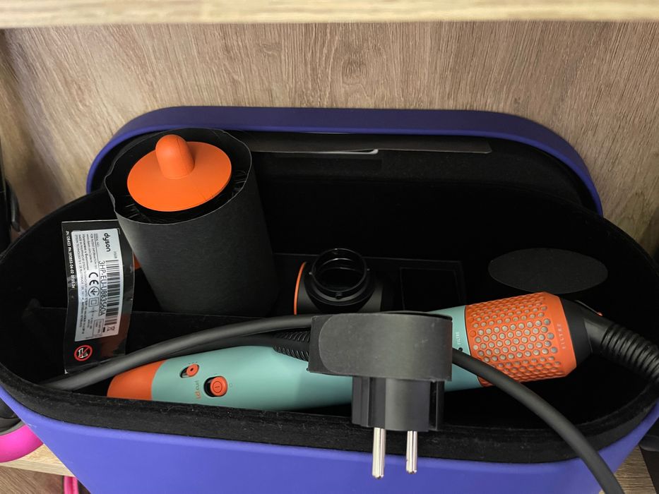 Multistyler Dyson airwrap turquoise мултифункционален уред за коса