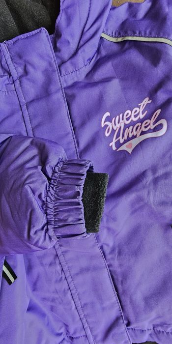 Детско зимно непромокаемо яке за момиче 86-92 см