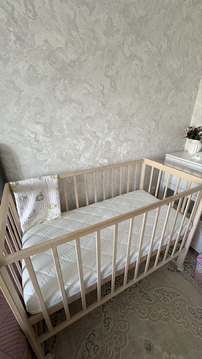 Кроватка детская размер 120 на 60