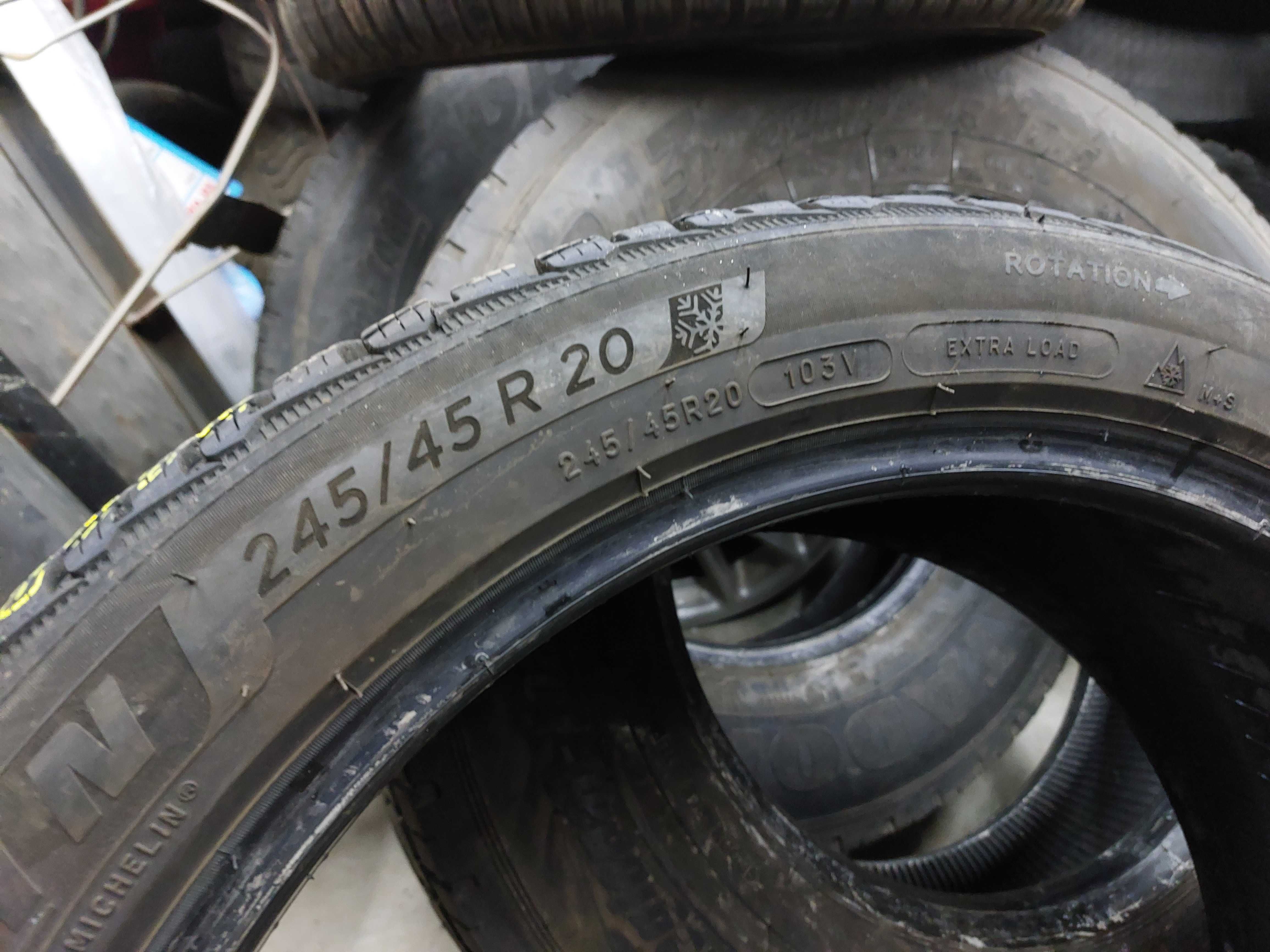4бр.зимни гуми MICHELIN 245/45/20 DOT 3822