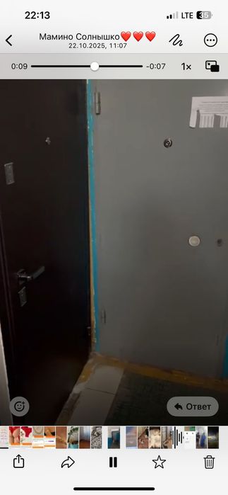 Срочно продам железную дверь