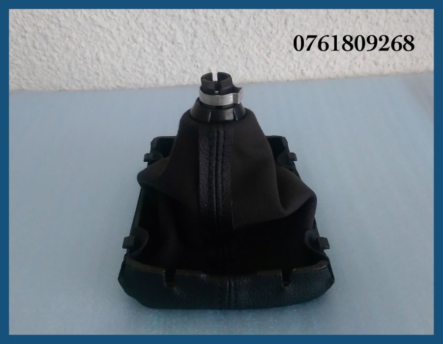 Manson + nuca schimbator piele Audi A4 B8 / A5 / A6 4F Q5 cu 5 trepte