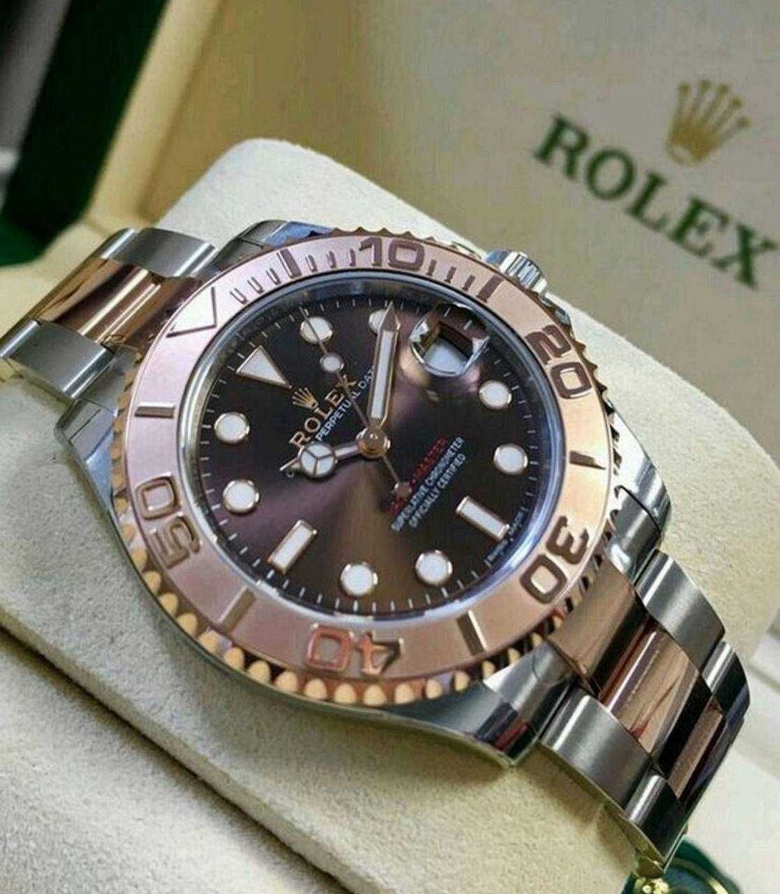 Rolex Yacht-Master 37MM Rose Gold Chocolate Dial 268621